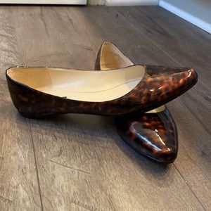 Nine West Speak Up flat. Size women’s 8. Dark brown color.